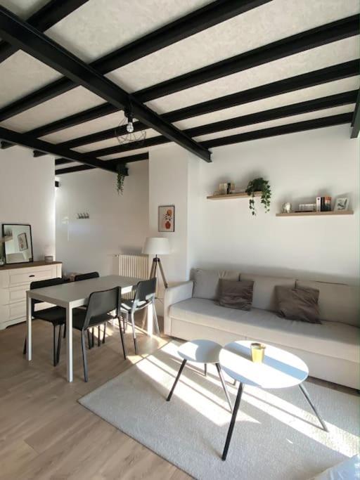 Appart Renove En Duplex Avec Terrasse Et Garage Bouleurs Dış mekan fotoğraf