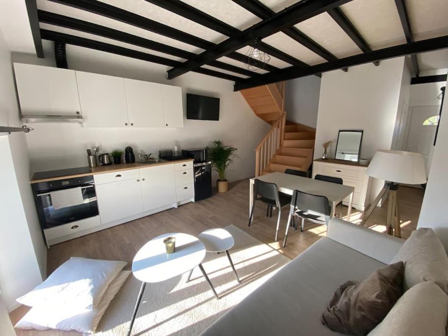 Appart Renove En Duplex Avec Terrasse Et Garage Bouleurs Dış mekan fotoğraf