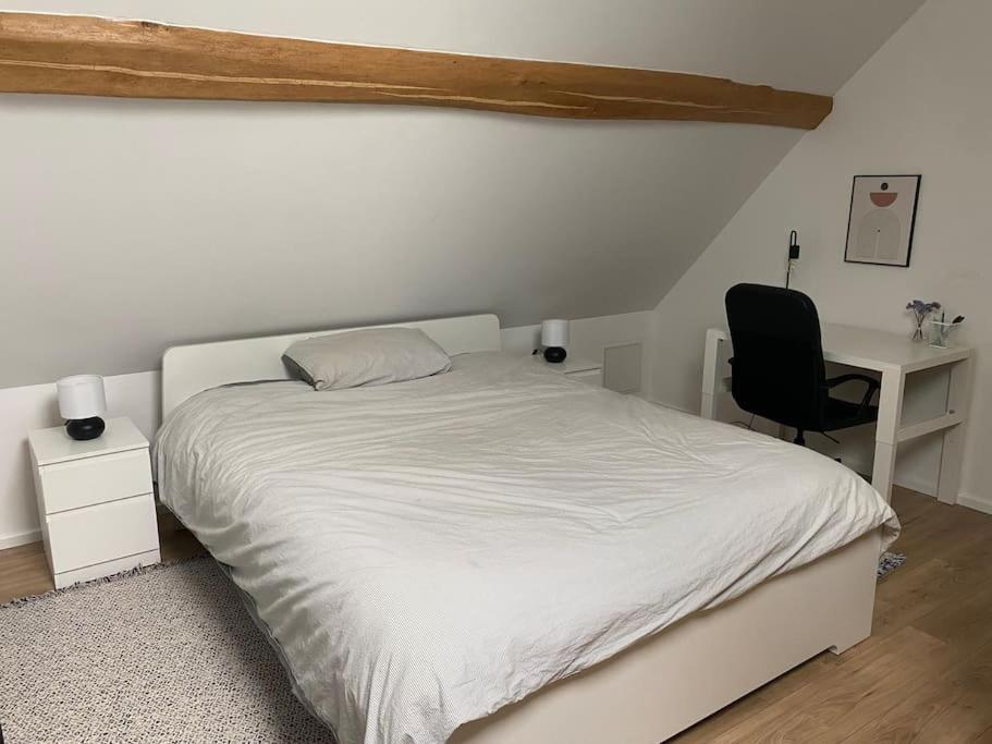 Appart Renove En Duplex Avec Terrasse Et Garage Bouleurs Dış mekan fotoğraf